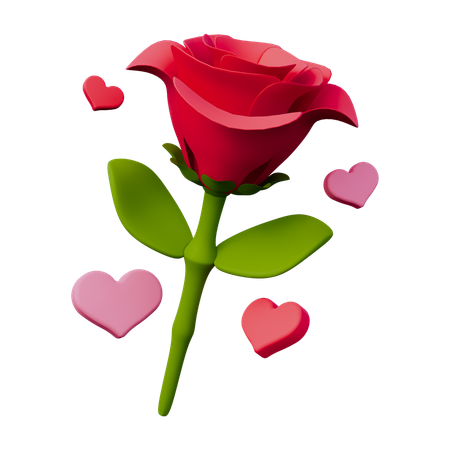 Flower Love  3D Icon