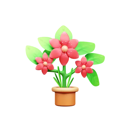 Flower Plant  3D Icon