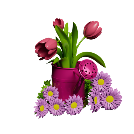 Flower Plant  3D Icon