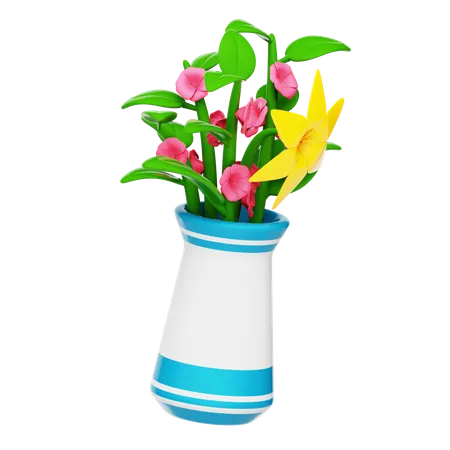 植木鉢  3D Icon