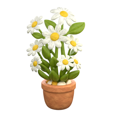 植木鉢  3D Icon