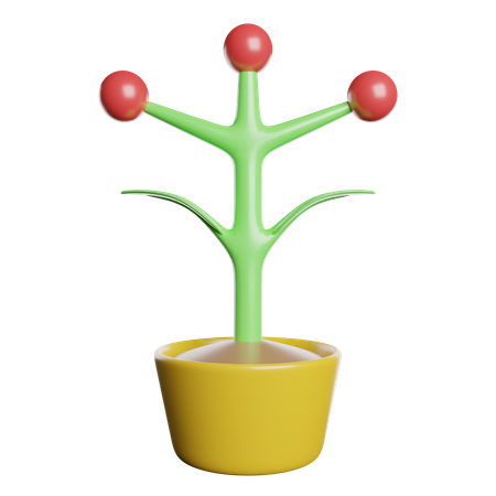 Flower Pot  3D Icon