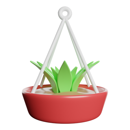 Flower Pot  3D Icon