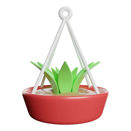 Flower Pot  3D Icon