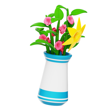 Flower Pot  3D Icon