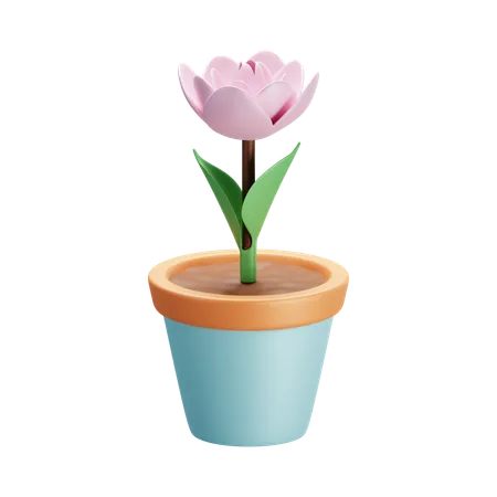 Flower pot  3D Icon