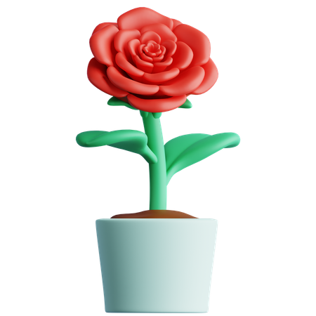 Flower Pot  3D Icon