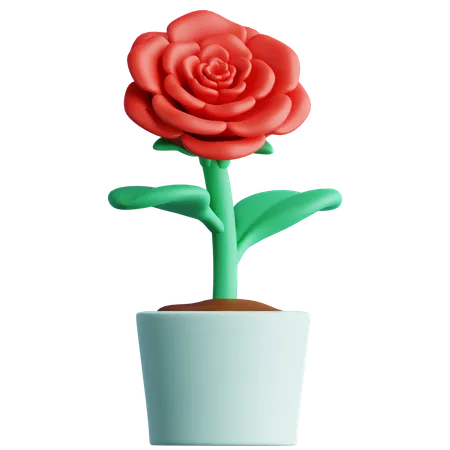 Flower Pot  3D Icon