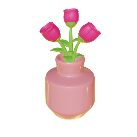 Flower Pot  3D Icon