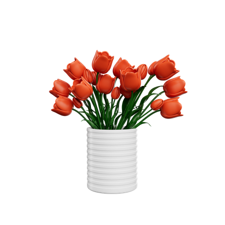 Flower Pot  3D Icon