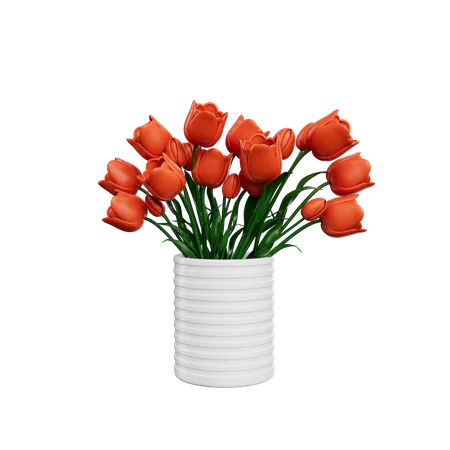 Flower Pot  3D Icon