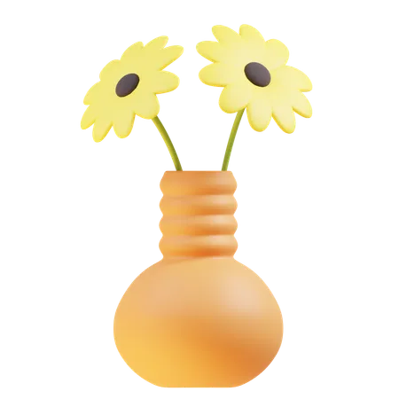 Flower Pot  3D Icon