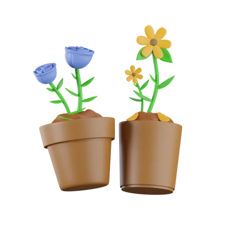 Flower Pot  3D Icon