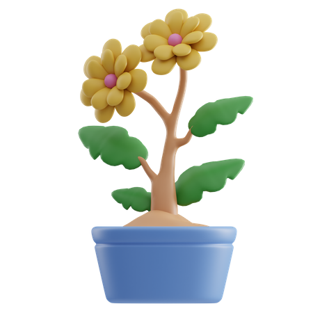 Flower Pot  3D Icon