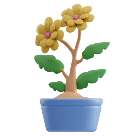 Flower Pot  3D Icon