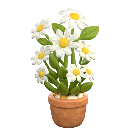 Flower Pot  3D Icon