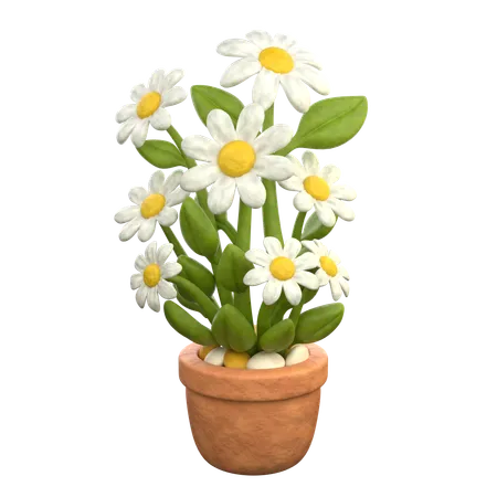 Flower Pot  3D Icon