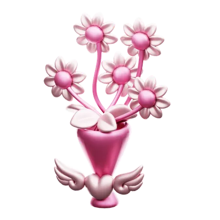 Flower Pot  3D Icon