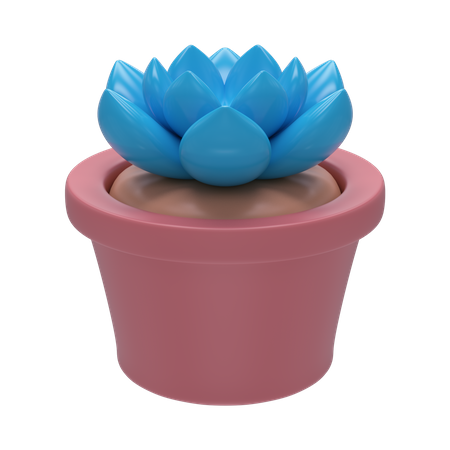 Flower Pot  3D Illustration