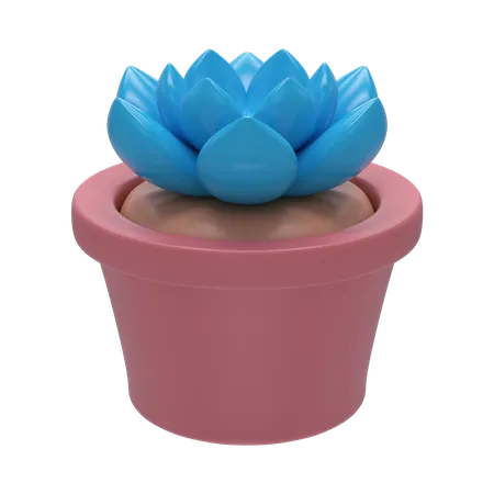 Flower Pot  3D Illustration