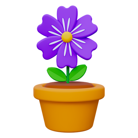 Flower Pot  3D Icon