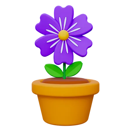 Flower Pot  3D Icon