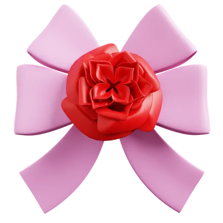 Flower Ribbon  3D Icon