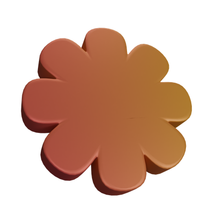 Flower shape  3D Icon