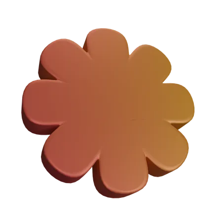 Flower Shaped Decoration 3D Icon