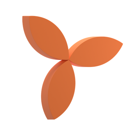 Flower Shape  3D Icon