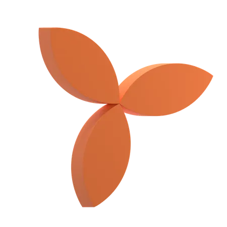 Flower Shape  3D Icon