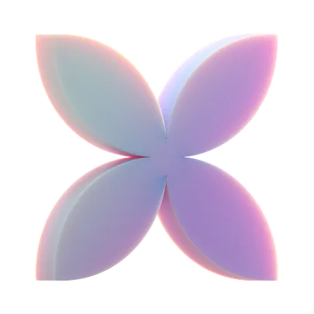 Flower Shape  3D Icon