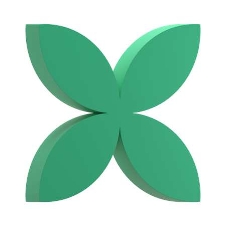 Flower Shape  3D Icon