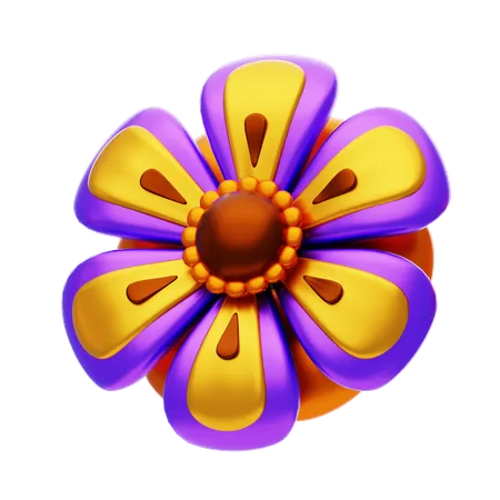 Flower Shapes Has Beautiful Petals  3D Icon
