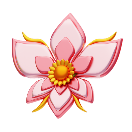 Flower Shapes Has Charming Petals  3D Icon