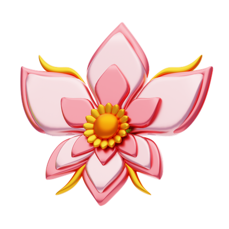 Flower Shapes Has Charming Petals  3D Icon