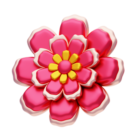 Flower Shapes Have A Firm Shape  3D Icon