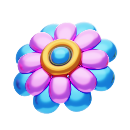 Flower Shapes Have Charming Shapes And Colors  3D Icon