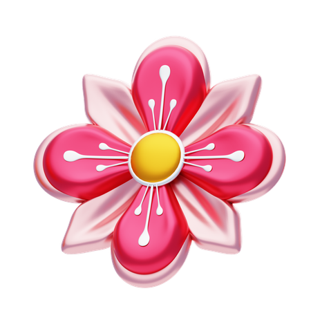 Flower Shapes Have Filaments  3D Icon