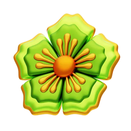 Flower Shapes Have Lots Of Filaments  3D Icon
