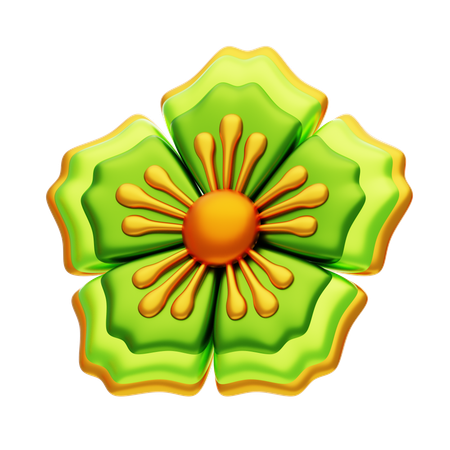 Flower Shapes Have Lots Of Filaments  3D Icon