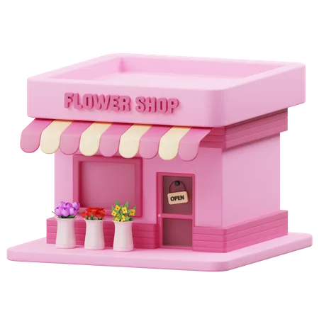 Flower Shop  3D Icon