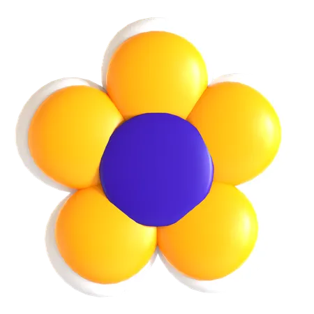 Flower Sticker  3D Icon