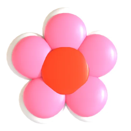 Flower Sticker  3D Icon