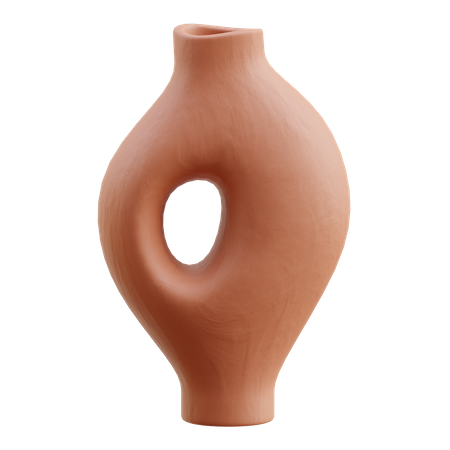 Flower Vase 3D Illustration