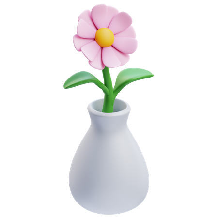 Flower Vase  3D Icon
