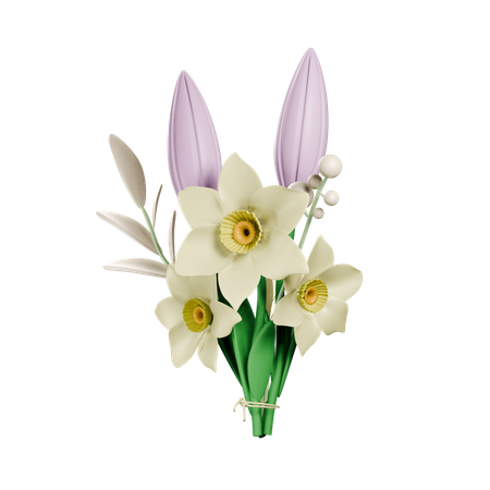 Flowers  3D Icon