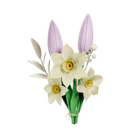 Flowers  3D Icon