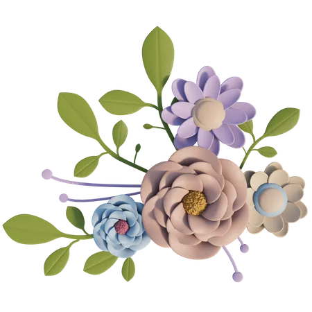 Flowers  3D Icon