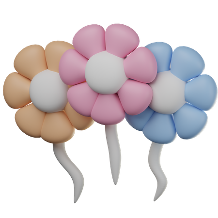 Flowers 3D Icon